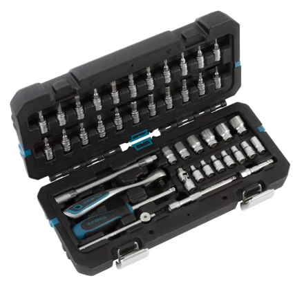 Набор инструментов 42 предмета, 120 зубьев, CrV, 1/4&quot; Gross 14146 купить в Урае