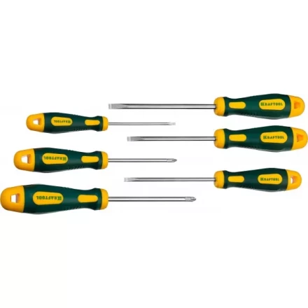 Набор отверток X-Drive, KRAFTOOL 250081-H6, Cr-Mo-V сталь, 6шт 250081-H6 купить в Урае