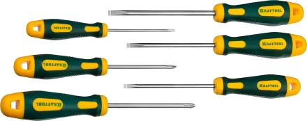Набор отверток X-Drive, KRAFTOOL 250081-H6, Cr-Mo-V сталь, 6шт 250081-H6 купить в Урае