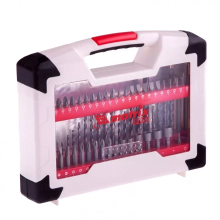 Набор сверл комбинированный по металлу 1-6 мм бетону 4-8 мм дереву 3-8 мм перки биты 44 шт адаптер головки 6 шт 75 предметов Pro Matrix 725675 купить в Урае