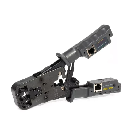 Кримпер многофункциональный КВТ JT-03T с 3 встроенными модулями для обжима RJ-45, RJ-12, RJ-11 (84493) купить в Урае