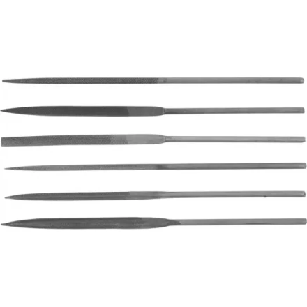 Набор DEXX: Надфили, улучшенная инструментальная сталь У10, 6шт 1604-H6 купить в Урае