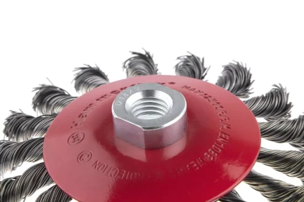 Кордщетка HAMMER тарелка 115мм для УШМ витая сталь (207-112) купить в Урае