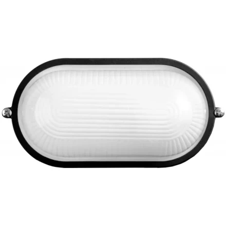 Светильник уличный СВЕТОЗАР влагозащищенный, овал, цвет черный, 100Вт SV-57203-B купить в Урае