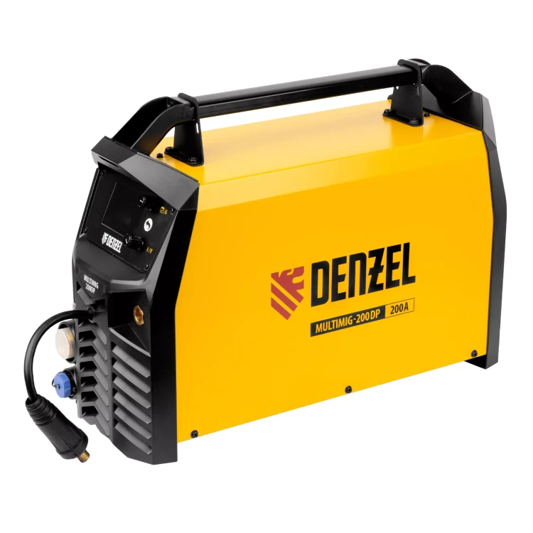 Аппарат инвертор. полуавтомат. сварки MultiMIG-200DP Synergy Double Pulse, 200 А, ПВ 80%// Denzel 94313 купить в Урае