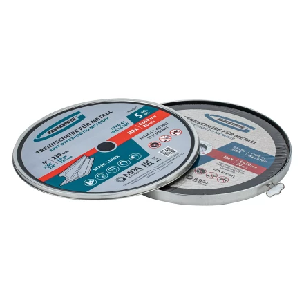 Круг отрезной по металлу, 230 х 2,0 х 22,2 мм, WA36TBF, в метал.банке, 5 шт. Gross 743890 купить в Урае