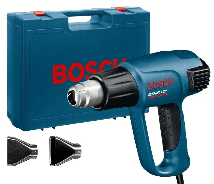 Фен строительный BOSCH GHG 660 LCD 2 насадки купить в Урае