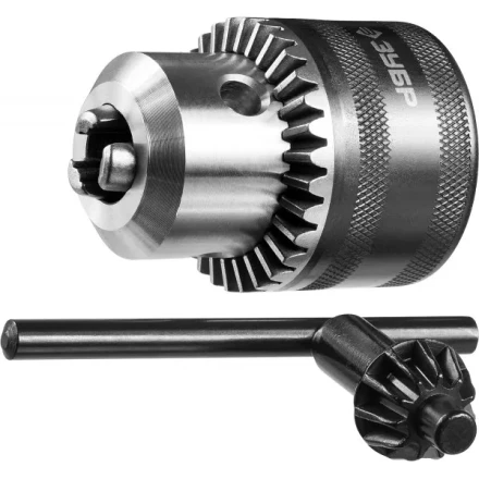 Патрон ЗУБР &quot;ЭКСПЕРТ&quot; цельнометаллический для дрели, с ключом, 16мм, 1/2&quot; 2908-16-1/2 купить в Урае