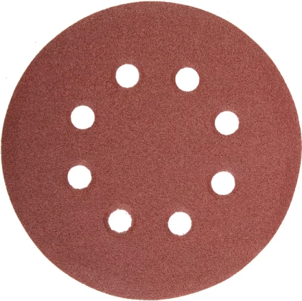 Круг шлифовальный универсальный STAYER &quot;MASTER&quot; из абразивной бумаги на велкро основе, 8 отверстий, Р120, 115мм, 5шт 35450-115-120 купить в Урае