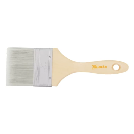 Кисть плоская для лаков &quot;Евро&quot; 3&quot;, искусственная щетина, деревянная ручка Matrix 83089 купить в Урае
