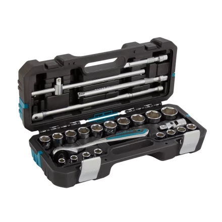 Набор инструментов 24 предмета, 120 зубьев, CrV, 1/2&quot; Gross 14147 купить в Урае