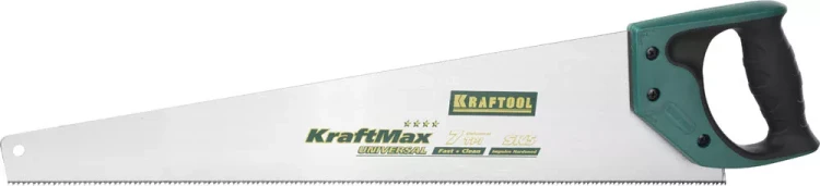 Ножовка KRAFTOOL "EXPERT" "SuperMax", универсальн быстрый и точный рез, универсальн средний закален зуб, 7/8TPI, 550мм 15222-55 купить в Урае