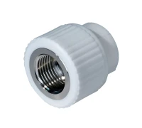 Муфта комб. PP-R ВР 20мм х 1/2 белая (50/200) 45583