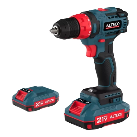 Бесщеточная аккумуляторная дрель-шуруповерт ALTECO CD 21-45 BL X2 73510 купить в Урае