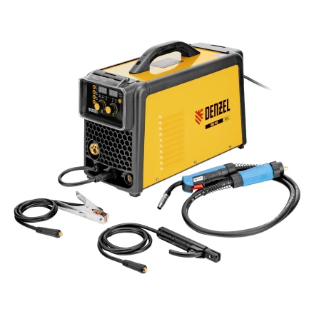 Аппарат инвертор. полуавтомат. сварки  MIG-160, 160 А, ПВ 60%, катушка 5 кг// Denzel 94309 купить в Урае