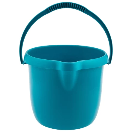 Ведро пластмассовое круглое 12 л, бирюзовое, Home Palisad 929575 купить в Урае