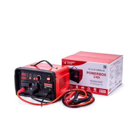 Инверторное пуско-зарядное устройство KVAZARRUS PowerBox 240i таймер цветная коробка купить в Урае