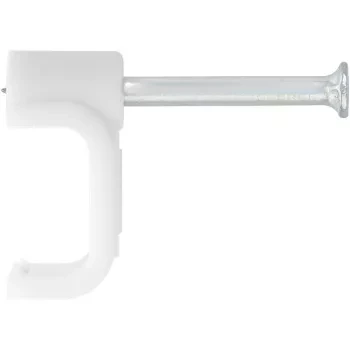 Скобы электроустановочные, 12 мм, прямоугольный профиль, 40 шт  СИБРТЕХ 47542 купить в Урае