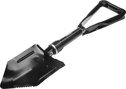 Лопата GRINDA складная, саперная, металлическая ручка, 240 / 578 мм 39470_z01 купить в Урае