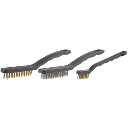Набор STAYER Щетки &quot;MASTER&quot; стальные с пластмассовой ручкой, 3шт 3515-H3 купить в Урае