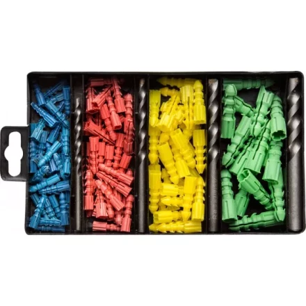 Набор STAYER Свeрла &quot;MASTER&quot; по бетону, с дюбелями, 5; 6; 8; 10мм, 120 предметов 29111-H4-120 купить в Урае