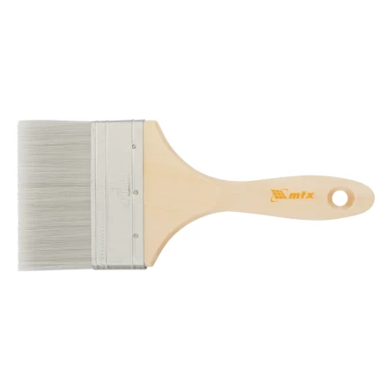 Кисть плоская для лаков &quot;Евро&quot; 4&quot;, искусственная щетина, деревянная ручка Matrix 83090 купить в Урае