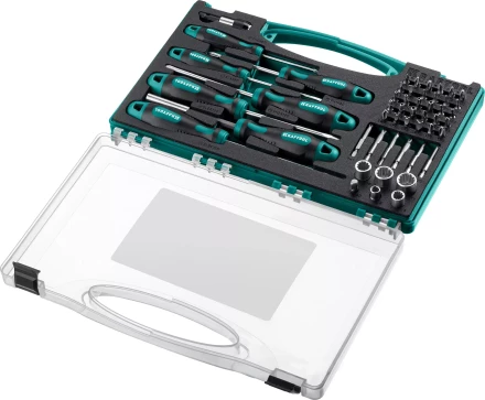 Набор: отвертки X-Drive с кованым хромомолибденованадиевым стержнем SlimFit, ситема насечек NSS, двухкомпонентная рукоятка 25815 купить в Урае