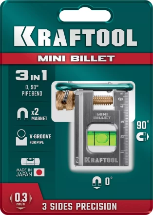 Брусковый магнитный уровень KRAFTOOL 34791 купить в Урае