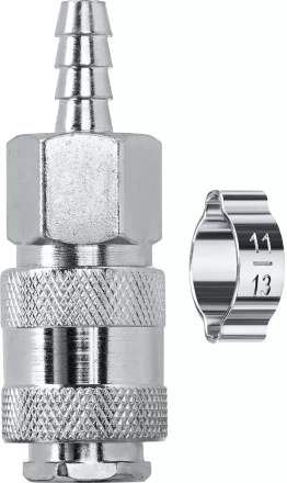 Переходник KRAFTOOL EXPERT QUALITAT для пневмоинструмента, штуцер- быстросъемное соединение мама 06596-08 купить в Урае