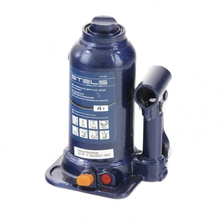 Домкрат гидравлический бутылочный телескопический 4 т подъем 170-420 мм Stels 51145 купить в Урае