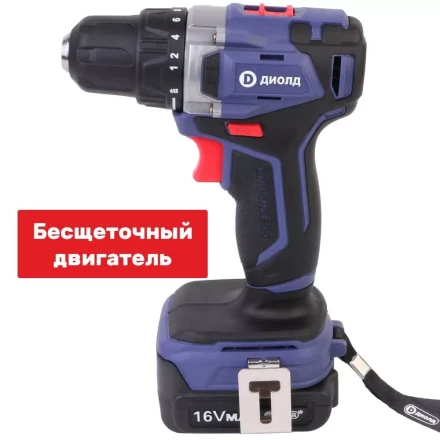 Аккумуляторная дрель-шуруповерт Диолд ДЭА-16Л-08 купить в Урае
