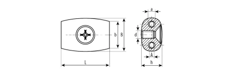 Зажимы троса Бочонок пакет серия Без серии купить в Урае