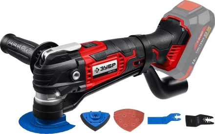 ЗУБР C1-18, 18 В, OQIS, без АКБ, реноватор, набор насадок (МФИ-18 Н) купить в Урае