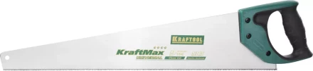 Ножовка &quot;KraftMax&quot; UNIVERSAL, универсальный точный рез, универсальный мелкий закаленный зуб, 9/10 TPI, 550мм, KRAFTOOL 15223-55 купить в Урае