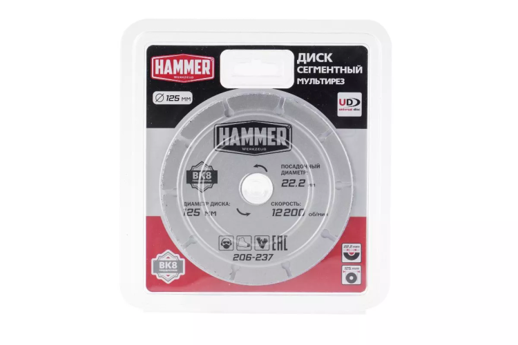 Круг алмазный HAMMER 206-237 купить в Урае