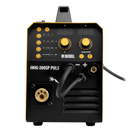Аппарат инвертор. полуавтомат. cварки IMIG-200SP Pulse, 200 А, ПВ 60%, катушка 5 кг// Denzel 94362 купить в Урае