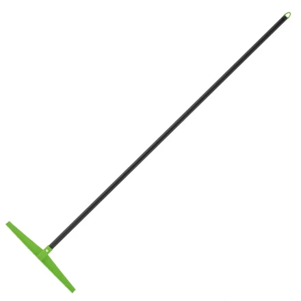 Грабли пластиковые, 430 мм, 13 прямых зубьев, металлический черенок, Сибртех 61730 купить в Урае