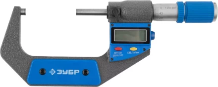 Микрометр ЗУБР &quot;ЭКСПЕРТ&quot; гладкий цифровой, МКЦ 75, диапазон 50-75мм, шаг измерения 0,001мм 34482-75 купить в Урае