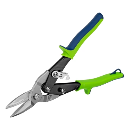 Ножницы по металлу, Сибртех 250 мм, прямой рез, сталь С55, двухкомпонентные рукоятки, 78336 купить в Урае