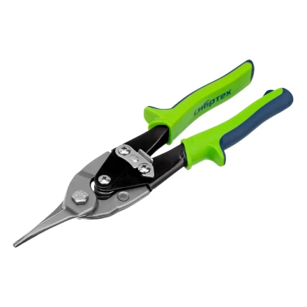 Ножницы по металлу, Сибртех 250 мм, прямой рез, сталь С55, двухкомпонентные рукоятки, 78336 купить в Урае