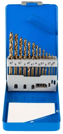 Набор ЗУБР "ЭКСПЕРТ" Свёрла "КОБАЛЬТ" по металлу, быстрорежущая сталь Р6М5К5, в мет. боксе, 1,5-6,5мм, 13шт 29626-H13-M купить в Урае