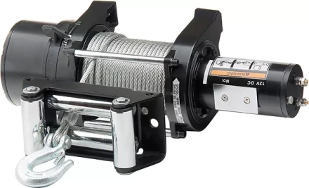 Лебедка автомобильная электрическая 2.2 т 12 В  DENZEL 520405 купить в Урае