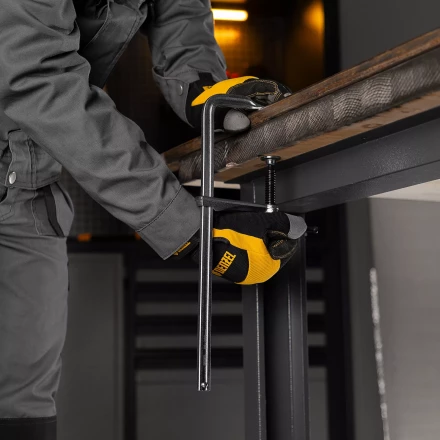 Струбцина F-образная Denzel, 80x300мм, кованая 20466 купить в Урае