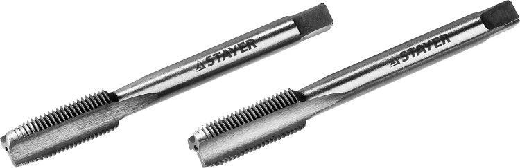 Комплект метчиков STAYER "MASTER", сталь 9ХС, М10х1,0, 2 шт 28025-10-1.0-H2 купить в Урае