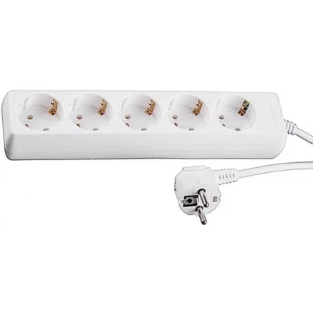 Удлинитель СВЕТОЗАР электрический с заземлением, евро, 5 гнезд, 3м SV-55053-3 купить в Урае