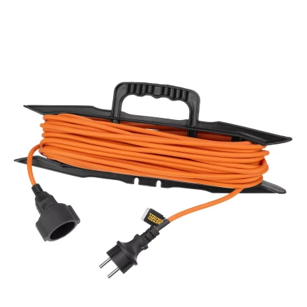 Удлинитель-шнур силовой Denzel Garden Series, б/з, ПВС, 20м, 1 розетка, 2 x 1 мм, 3 м 37402 купить в Урае