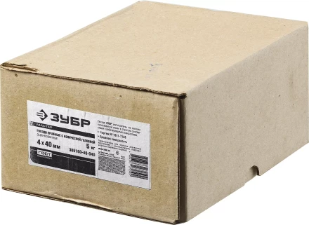 Гвозди ершеные с конической головкой чертеж № 7811-7459 коробка 5 кг серия МАСТЕР купить в Урае