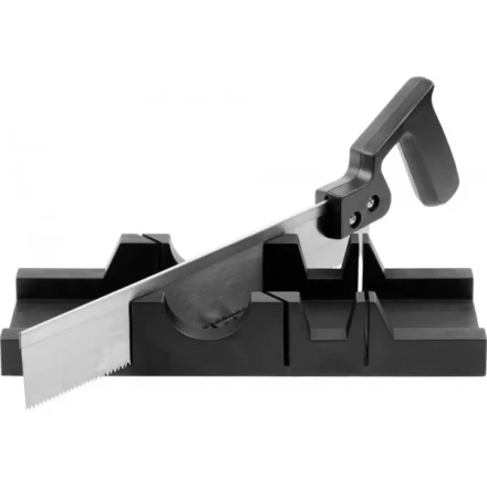 Набор DEXX: Стусло пластмассовое + пила для стусла, для заготовок до 65х35мм, ножовка 300мм 1538-30 купить в Урае