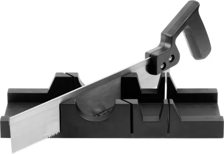 Набор DEXX: Стусло пластмассовое + пила для стусла, для заготовок до 65х35мм, ножовка 300мм 1538-30 купить в Урае