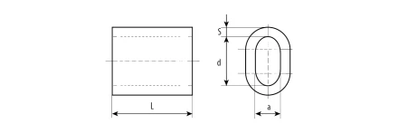 Зажимы троса DIN 3093 алюминиевые пакет серия МАСТЕР купить в Урае